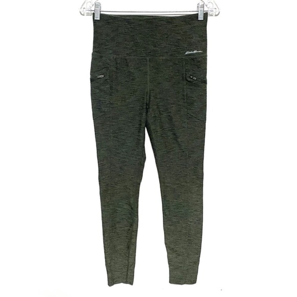 Eddie Bauer Pants - Eddie Bauer‎ GLACIER PEAK TIGHT Olive Green Leggings Women’s XL